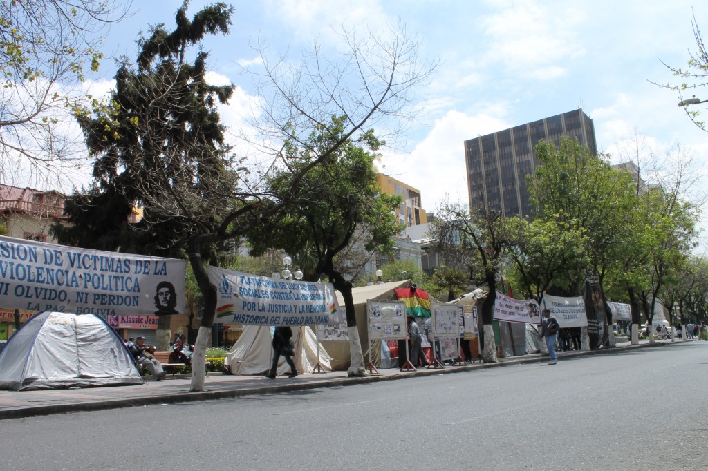 The Platform’s headquarters, located on the Prado in La Paz