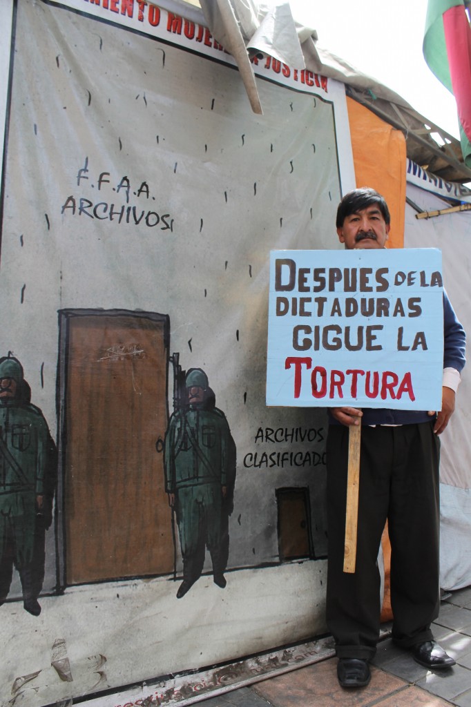 Luis Hernan Cornejo, Secretary; “After the dictatorship, the torture continues.”